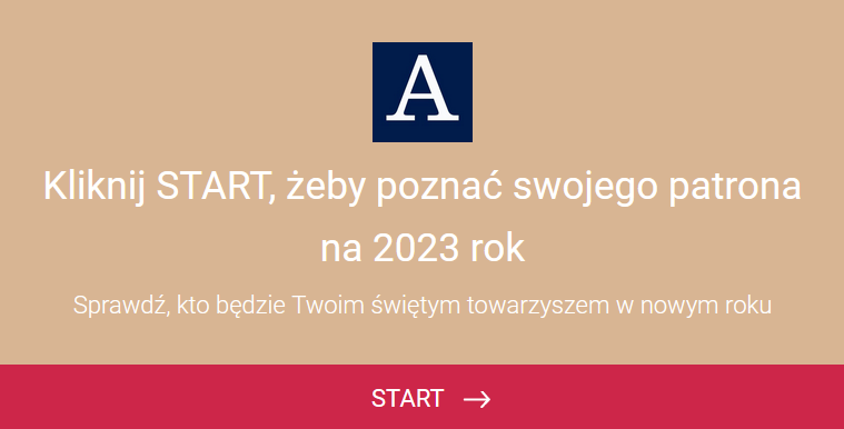 informacja odnosnie wyboru patrona
